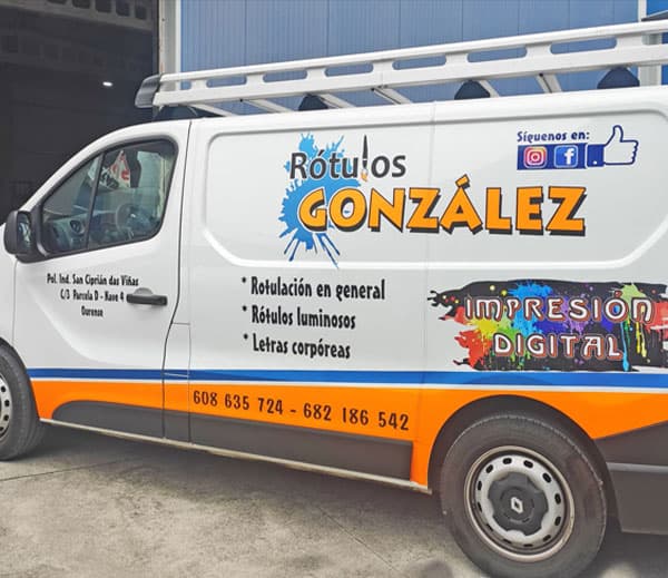 Contacta con Rótulos González en Ourense